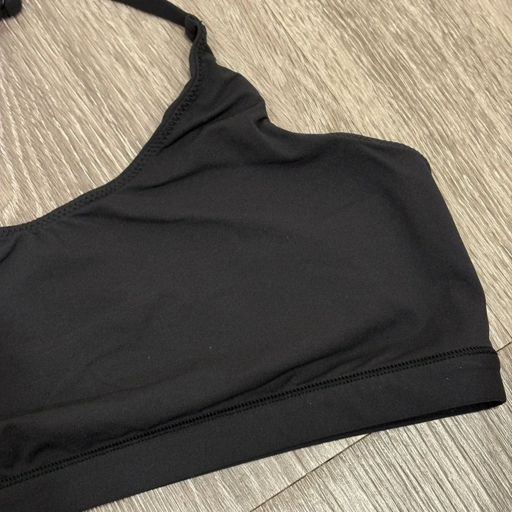 SKIMS Fits Everybody Scoop Bralette Onyx Black XL Adjustable Straps Pullover - Picture 8 of 10